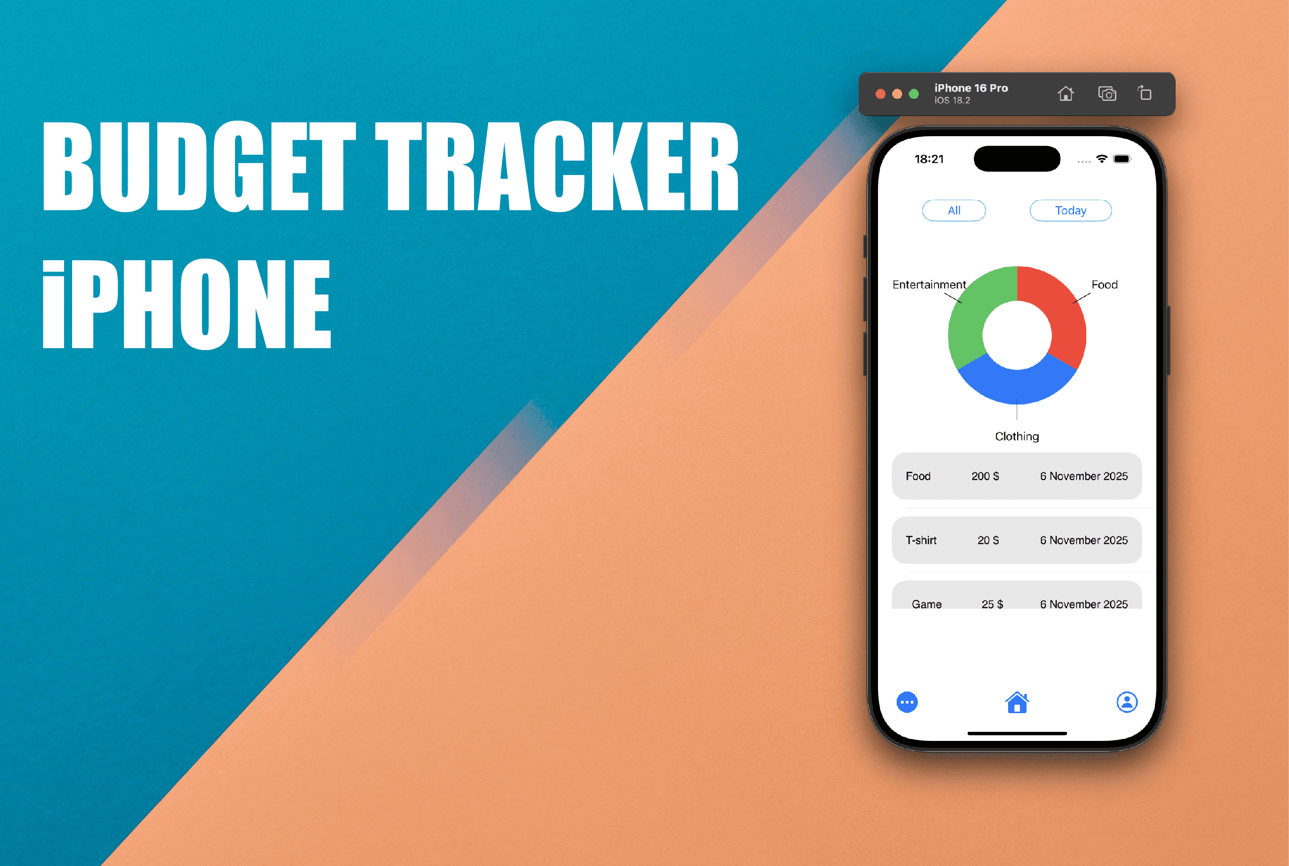 BUDGET MANAGER FOR IPHONE